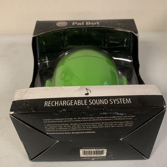GOgroove Green Pal Bot Rechargeable Sound System - Picture 5 of 5